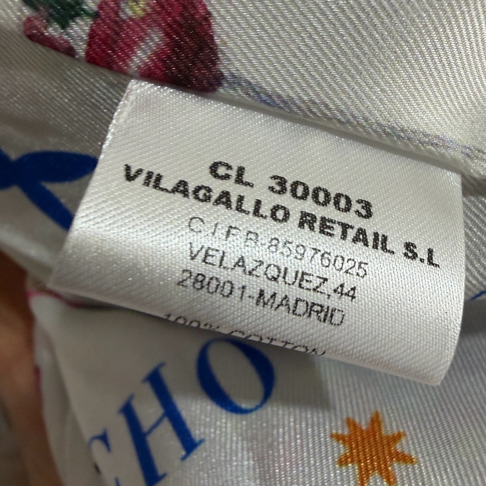 Vilagallo Multicolor Tweed Blazer Cropped Statement Jacket Size 48 - Picture 8 of 9